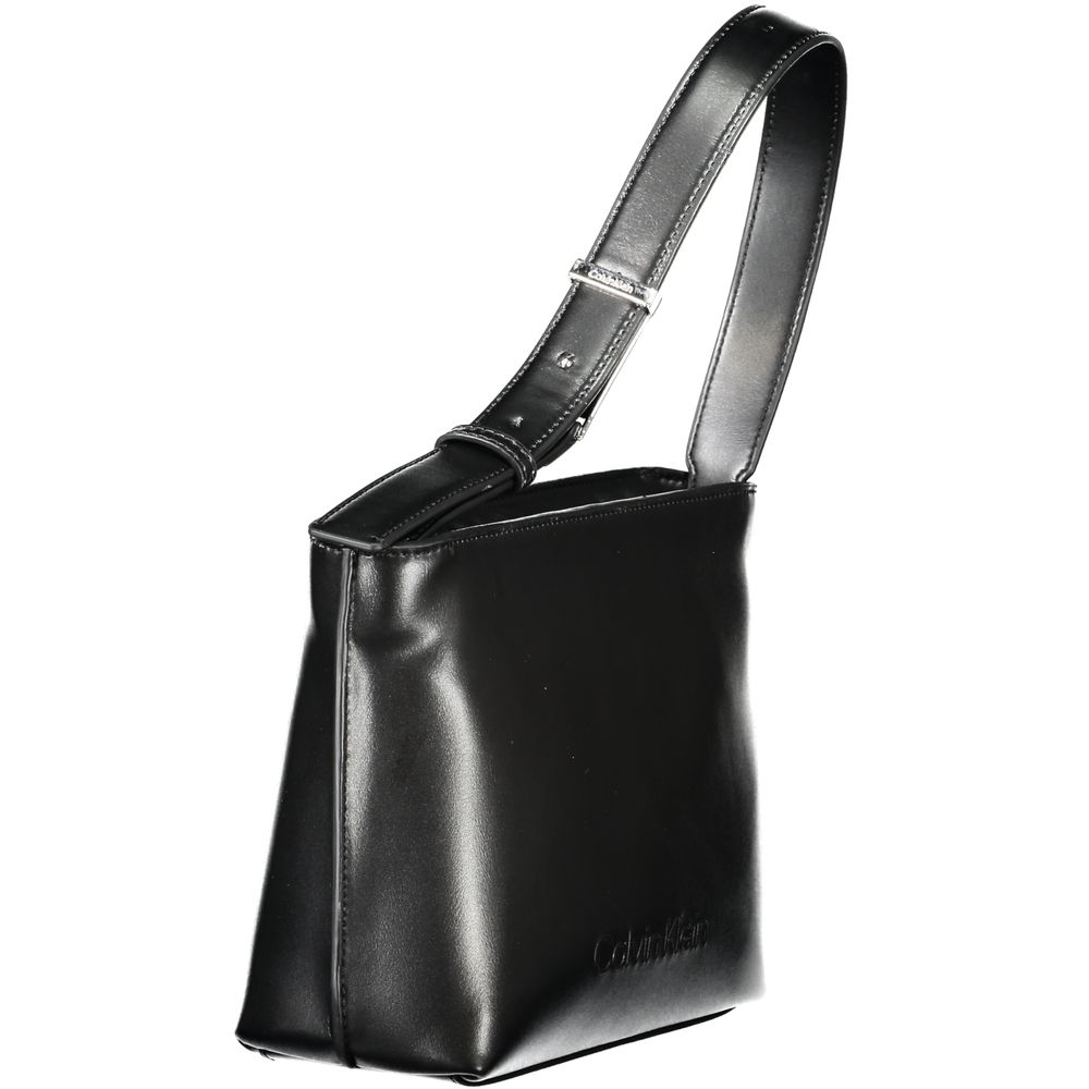 Calvin Klein Schwarze Polyester Handtasche