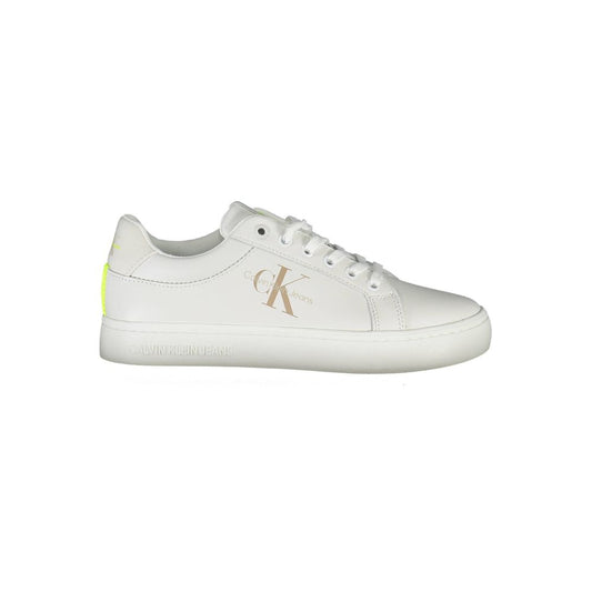 Calvin Klein Sneaker aus weißem Stoff