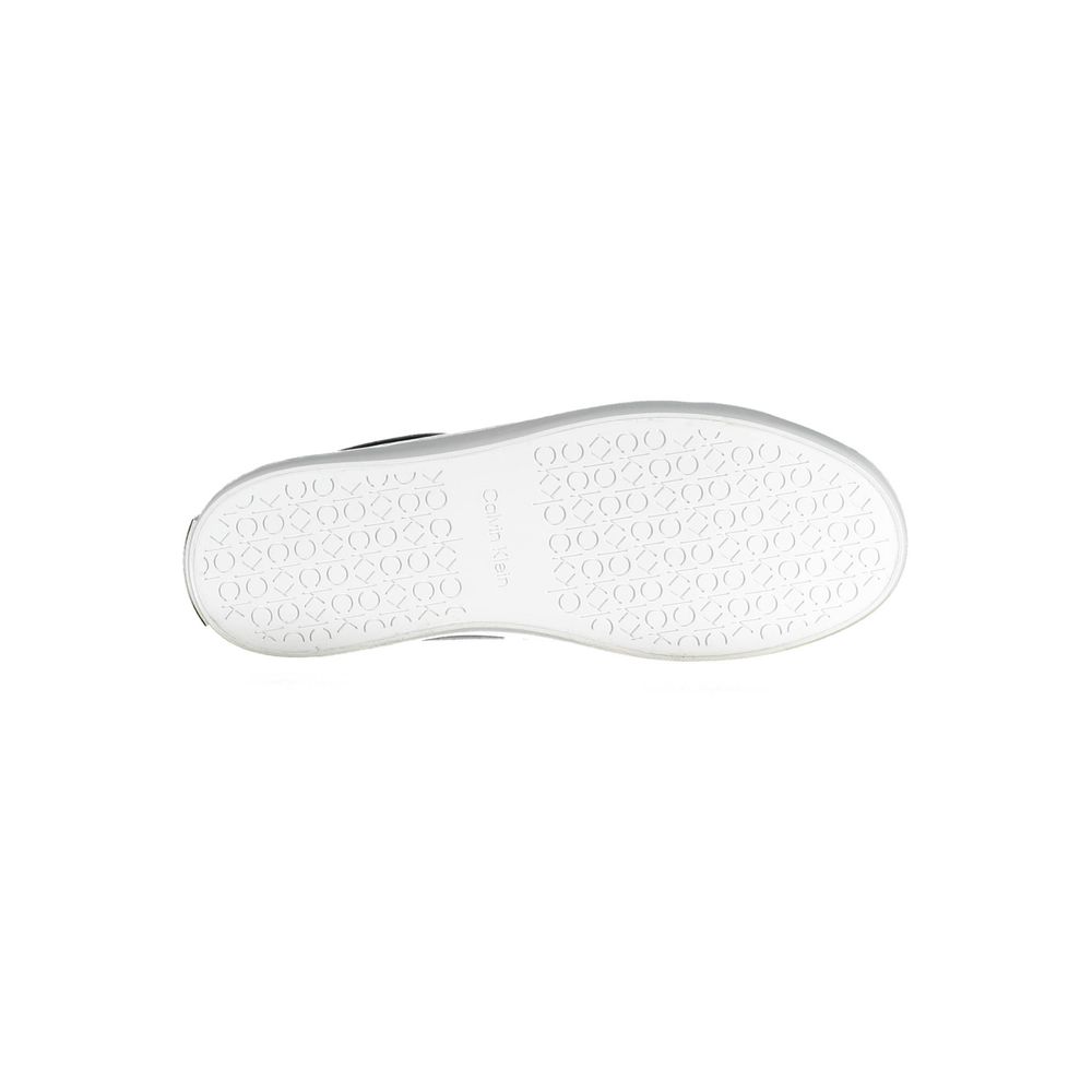Calvin Klein Schwarzer Sneaker aus echtem Leder