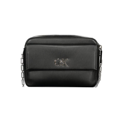 Calvin Klein Schwarze Polyester Handtasche