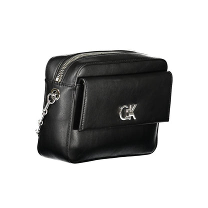Calvin Klein Schwarze Polyester Handtasche