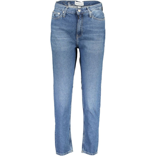 Calvin Klein Blu Baumwoll-Jeans für Damen