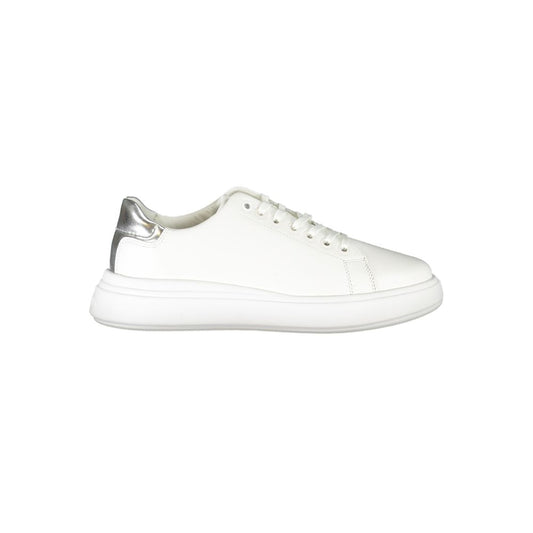 Calvin Klein Sneaker aus weißem Stoff