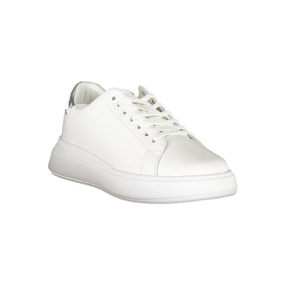 Calvin Klein Sneaker aus weißem Stoff