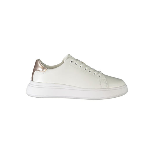 Calvin Klein Weiße Leder-Sneaker für Damen