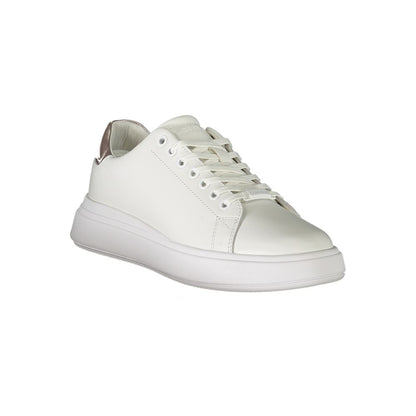 Calvin Klein Weiße Leder-Sneaker für Damen