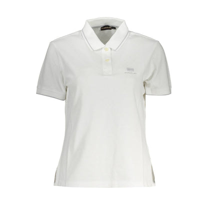 Napapijri Bianco Baumwoll-Polo für Damen