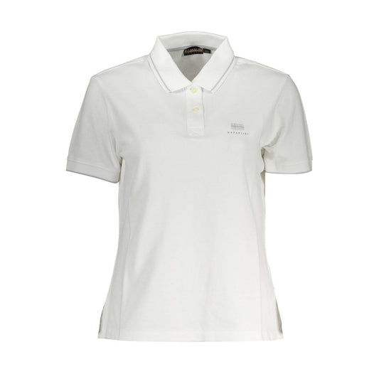 Napapijri Bianco Baumwoll-Polo für Damen