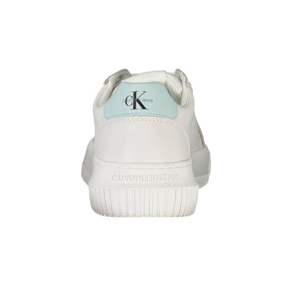 Calvin Klein Sneaker aus weißem Stoff