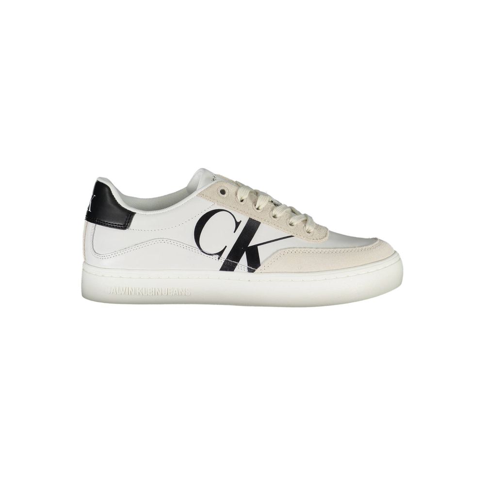 Calvin Klein Weiße Leder-Sneaker für Damen