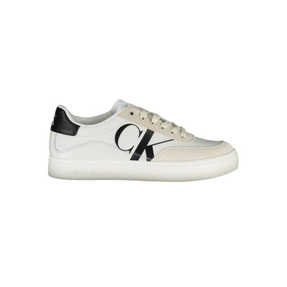 Calvin Klein Weiße Leder-Sneaker für Damen