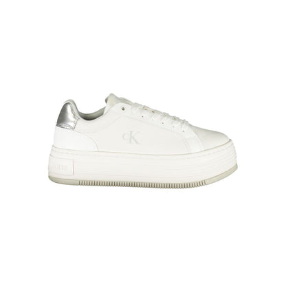 Calvin Klein Sneaker aus weißem Stoff