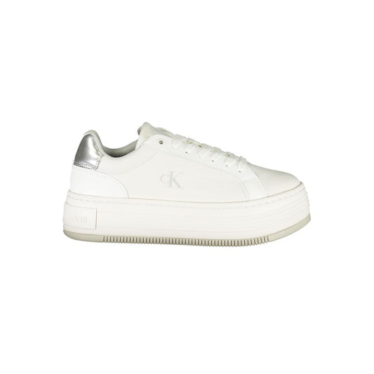 Calvin Klein Sneaker aus weißem Stoff