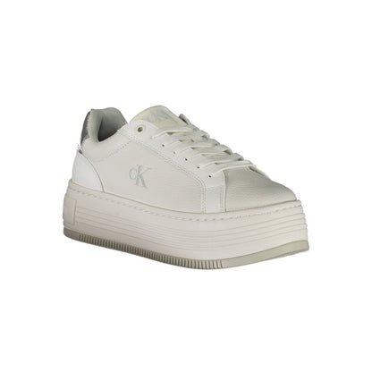Calvin Klein Sneaker aus weißem Stoff