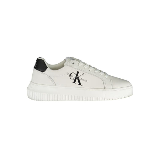 Calvin Klein Weiße Leder-Sneaker für Damen