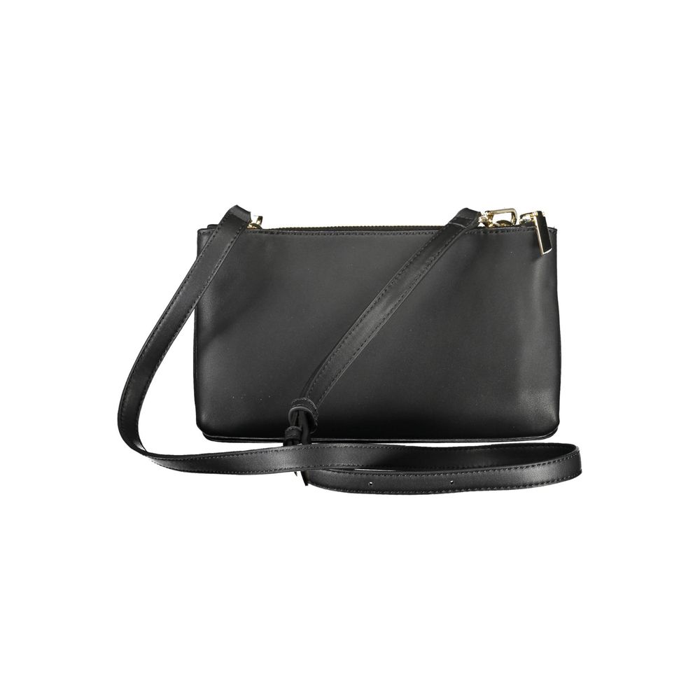 Calvin Klein Schwarze Damen-Handtasche aus Polyester