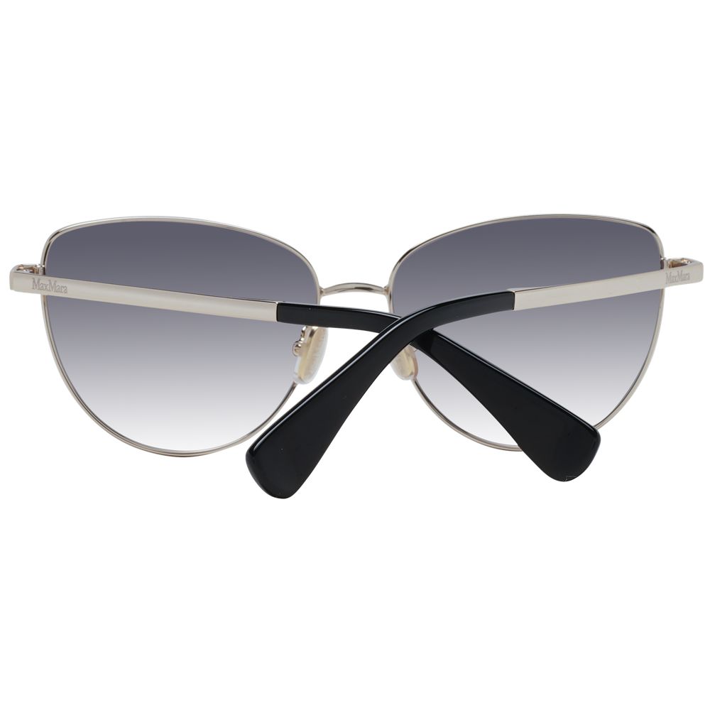 Max Mara Sonnenbrille aus Goldmetall