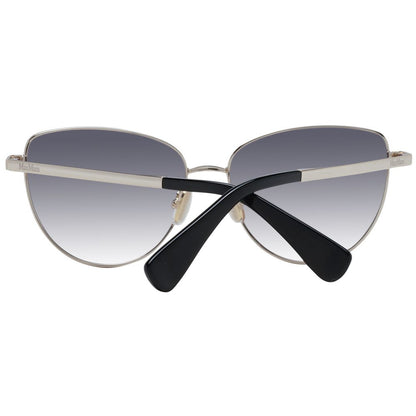 Max Mara Sonnenbrille aus Goldmetall