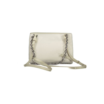 Calvin Klein Beigefarbene Polyester-Handtasche