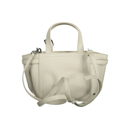Calvin Klein Weiße Polyester-Handtasche