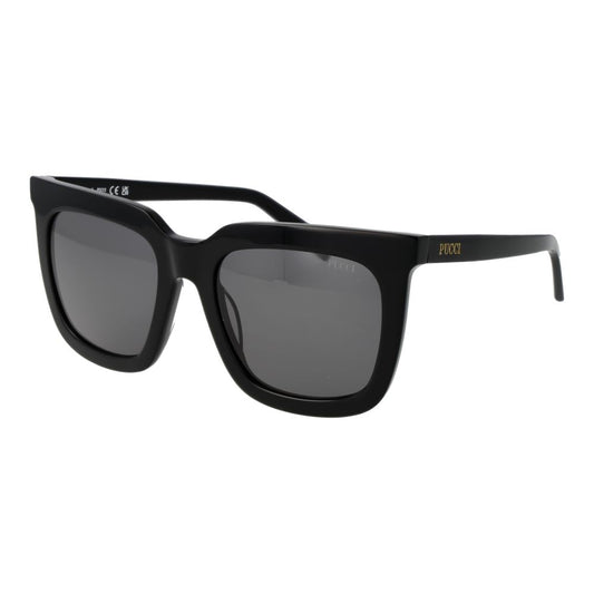 Emilio Pucci Schwarze Sonnenbrille aus Acetat
