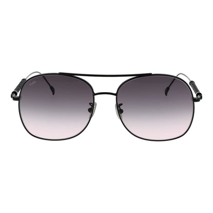 Tod's Schwarze Sonnenbrille aus Metall