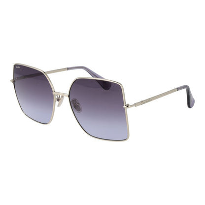 Max Mara Sonnenbrille aus silbernem Metall