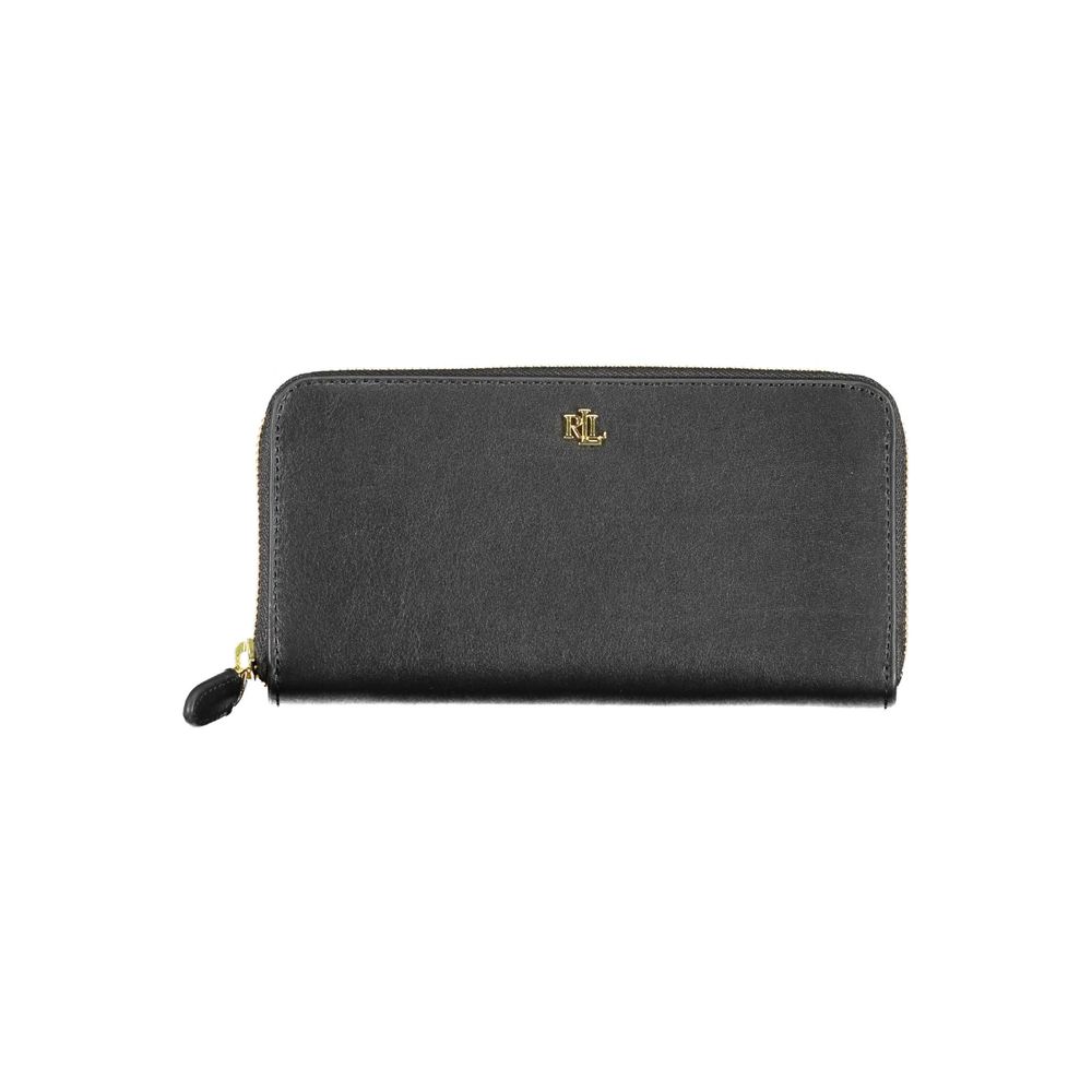 Ralph Lauren Schwarze Leder Geldbörse für Damen