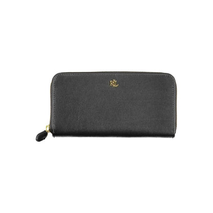 Ralph Lauren Schwarze Leder Geldbörse für Damen