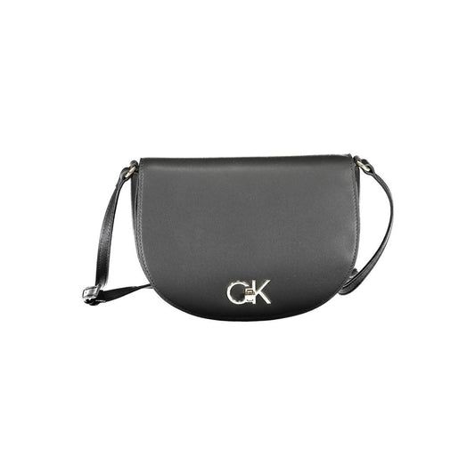 Calvin Klein Schwarze Schultertasche aus Polyurethan für Damen