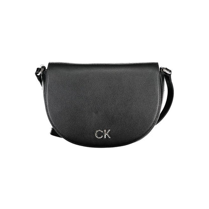 Calvin Klein Schwarze Handtasche aus Polyethylen