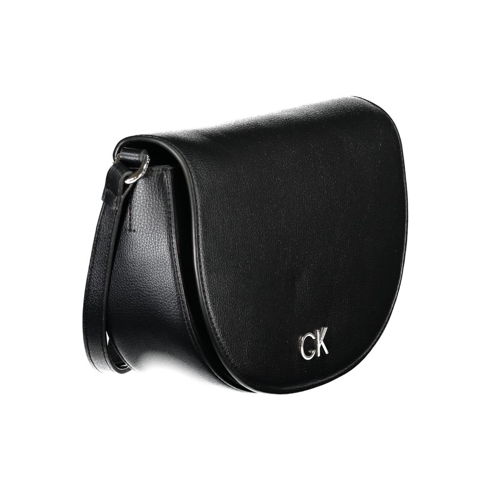 Calvin Klein Schwarze Handtasche aus Polyethylen