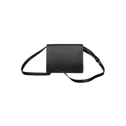 Calvin Klein Nero Poliuretano Schultertasche für Damen