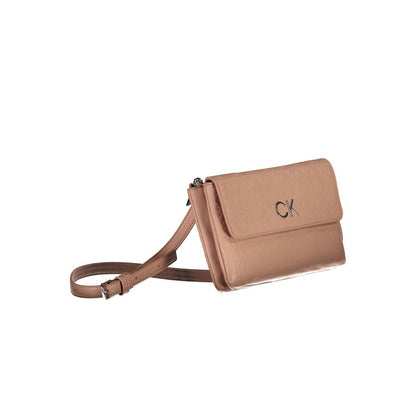 Calvin Klein Rosa Polyester Handtasche