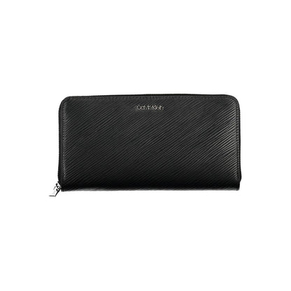 Calvin Klein Schwarze Geldbörse aus Polyurethan für Damen