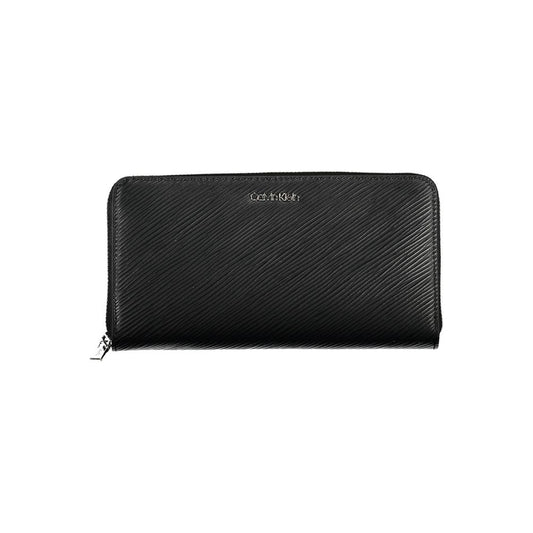 Calvin Klein Schwarze Geldbörse aus Polyurethan für Damen