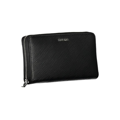Calvin Klein Schwarze Geldbörse aus Polyurethan für Damen