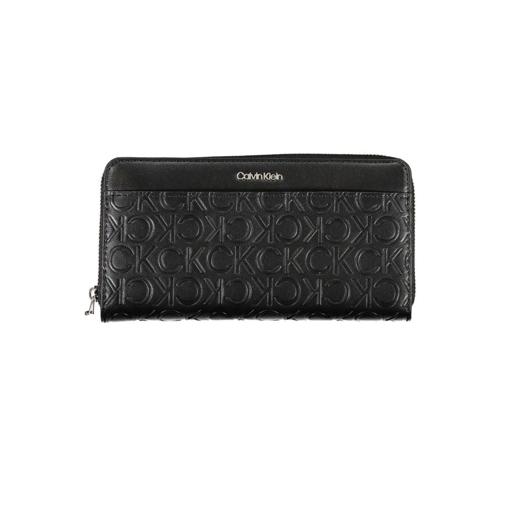Calvin Klein Schwarze Geldbörse aus Polyurethan für Damen