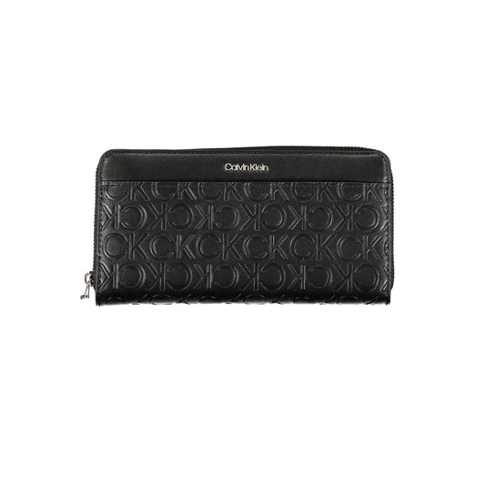 Calvin Klein Schwarze Geldbörse aus Polyurethan für Damen