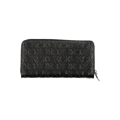 Calvin Klein Schwarze Geldbörse aus Polyurethan für Damen
