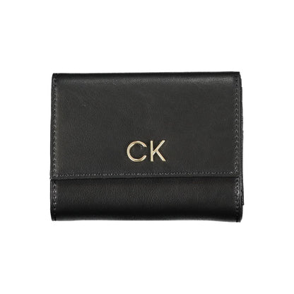 Calvin Klein Nero Damen Geldbörse aus Polyurethan