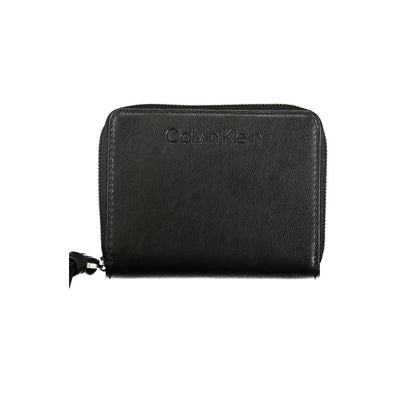 Calvin Klein Schwarzes Polyester Portemonnaie