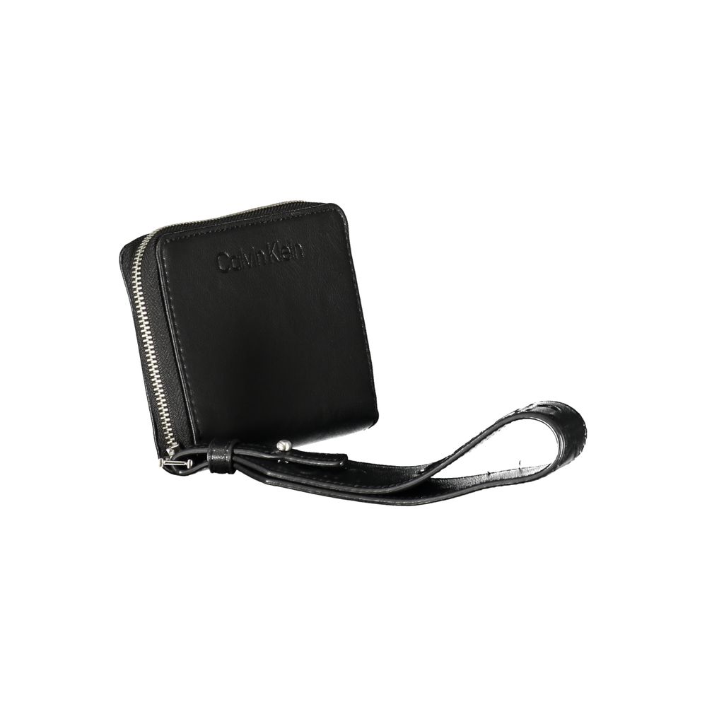 Calvin Klein Schwarzes Polyester Portemonnaie