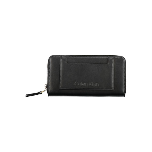 Calvin Klein Schwarzes Polyester Portemonnaie