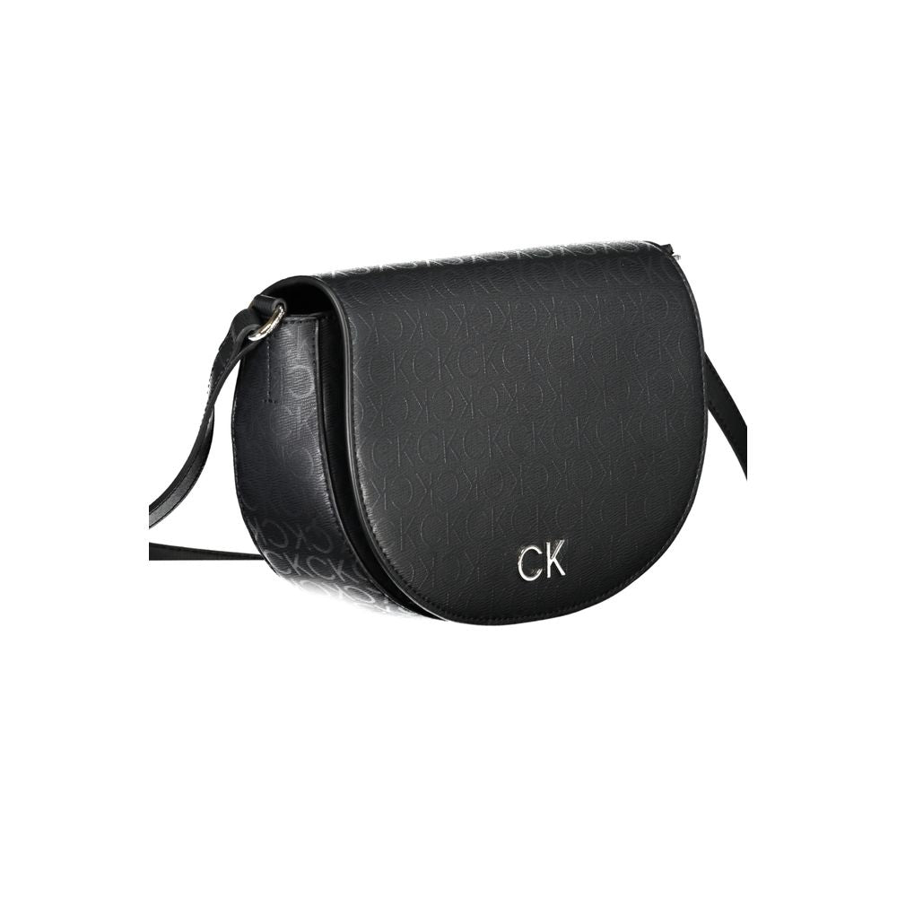 Calvin Klein Schwarze Schultertasche aus Polyurethan für Damen