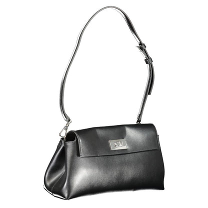 Calvin Klein Schwarze Handtasche aus Polyethylen