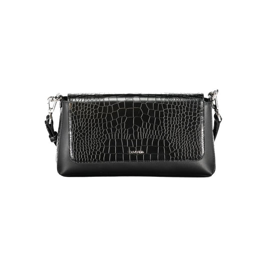 Calvin Klein Schwarze Damen-Handtasche aus Polyurethan