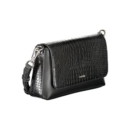 Calvin Klein Schwarze Damen-Handtasche aus Polyurethan