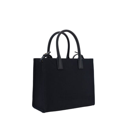 Versace Schwarze Baumwoll-Umhängetasche
