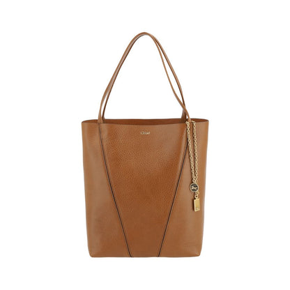 Chloé Braune Kalbsleder Bos Taurus Schultertasche